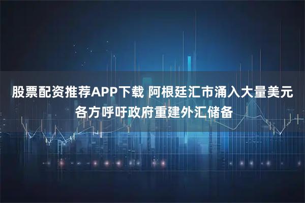 股票配资推荐APP下载 阿根廷汇市涌入大量美元 各方呼吁政府重建外汇储备