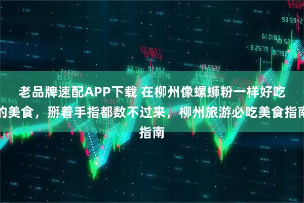 老品牌速配APP下载 在柳州像螺蛳粉一样好吃的美食，掰着手指都数不过来，柳州旅游必吃美食指南